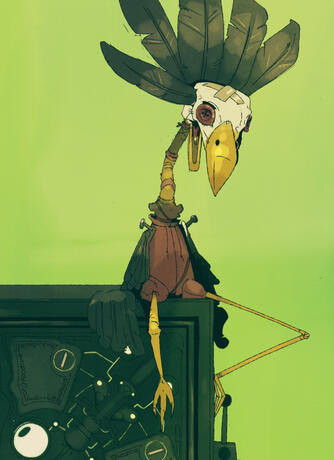 Cursed Bird Poppet